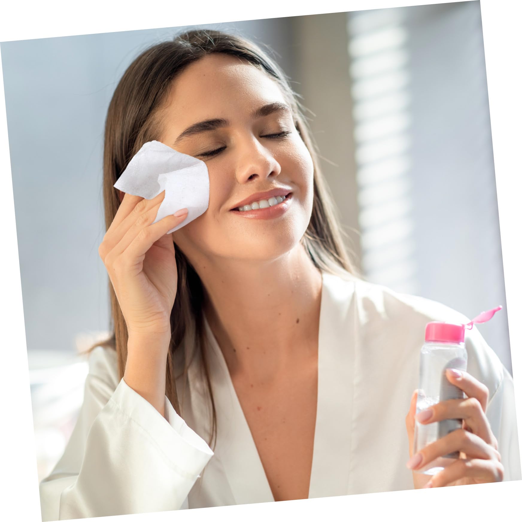 CALLARON Einweg Make Up Entferner Pads Tiefenreinigung aus Vliesstoff 400 Stück und Sanfte Anwendung für Gesichtsreinigung Empfindlicher Haut