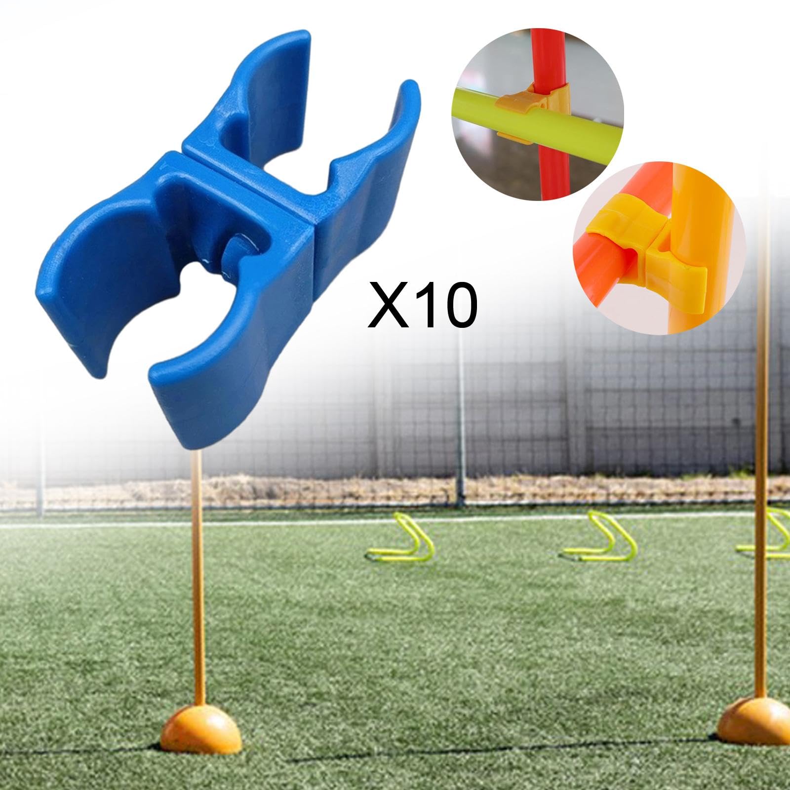 Accessoires D'entraînement Football - Boucles De Connexion Pour Plots Et Drapeaux - Matériel Polyvalent