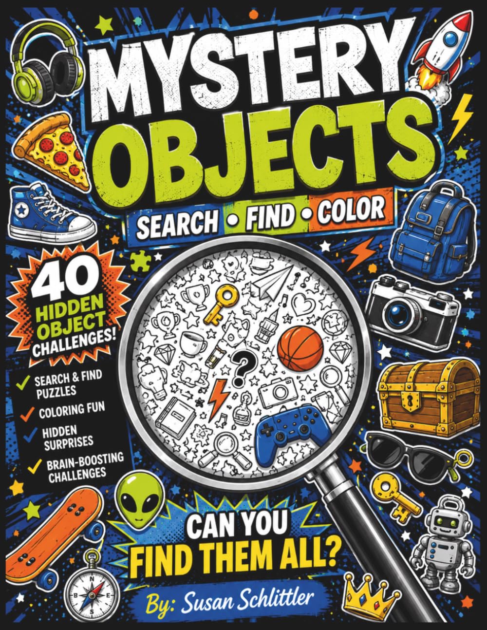 Mystery Objects: Search, Find, and Color