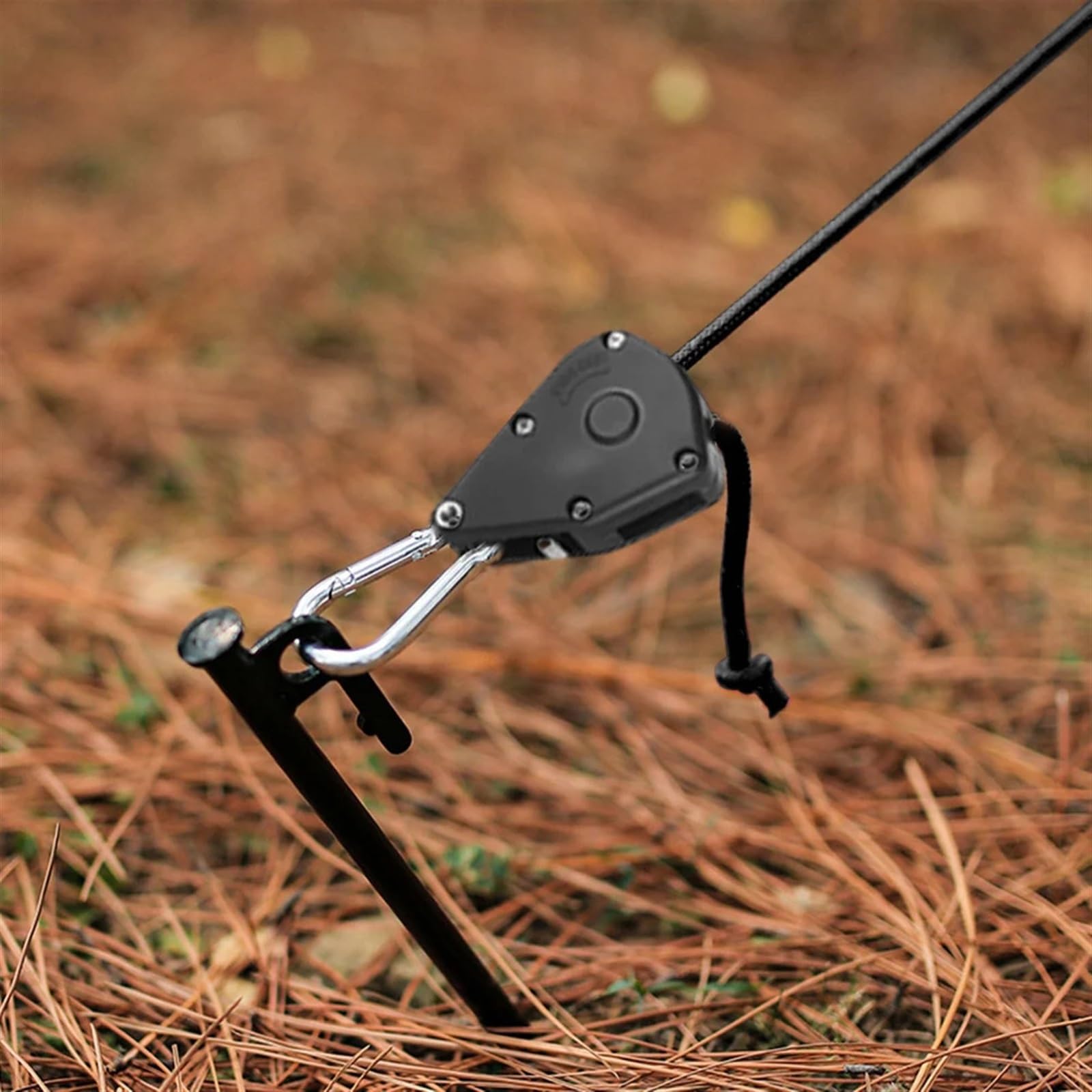Polea de suspensión con trinquete for cuerda de kayak, polea de suspensión de 2 metros, trinquete de bloqueo, gancho de polea de elevación for acampar para polea(10 Piece)