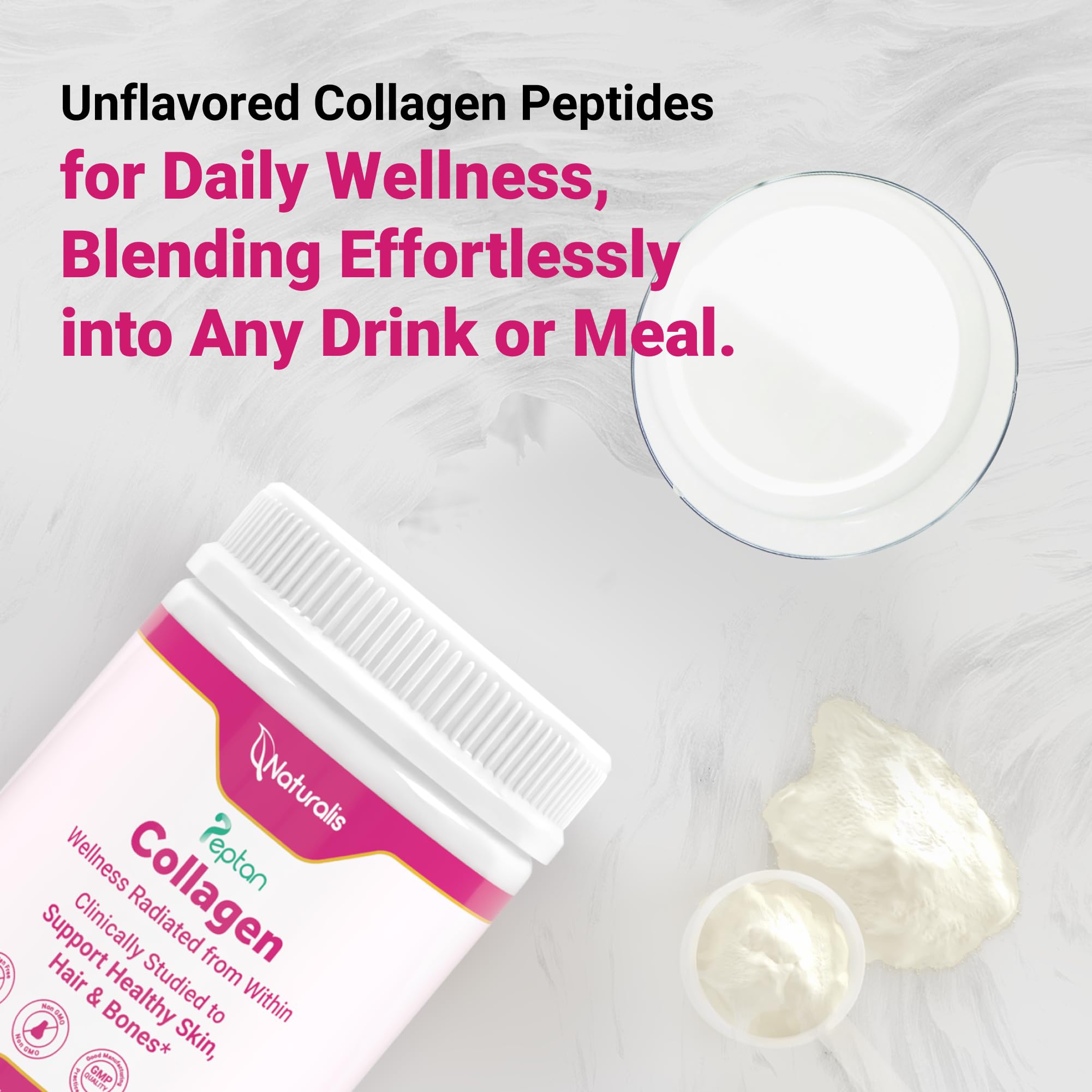 Naturalis Collagen Peptides Powder (7oz) | Healthy Skin, Hair & Bones* — Amazon image 5