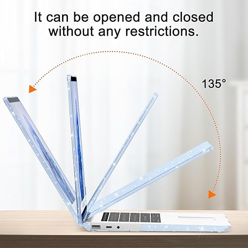 Miniatura 4 de Funda para portátil Microsoft Surface Go 21 de 12.4 pulgadas 2020-2022 (modelos 2013 y 1943), cubierta protectora rígida a presión, cubierta de