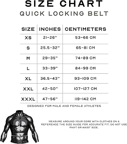 Miniatura 8 de Gymreapers Cinturón de Levantamiento de Pesas con Bloqueo Rápido para Hombres Cinturón de Gimnasio para Powerlifting Cinturón de Peso Muerto con