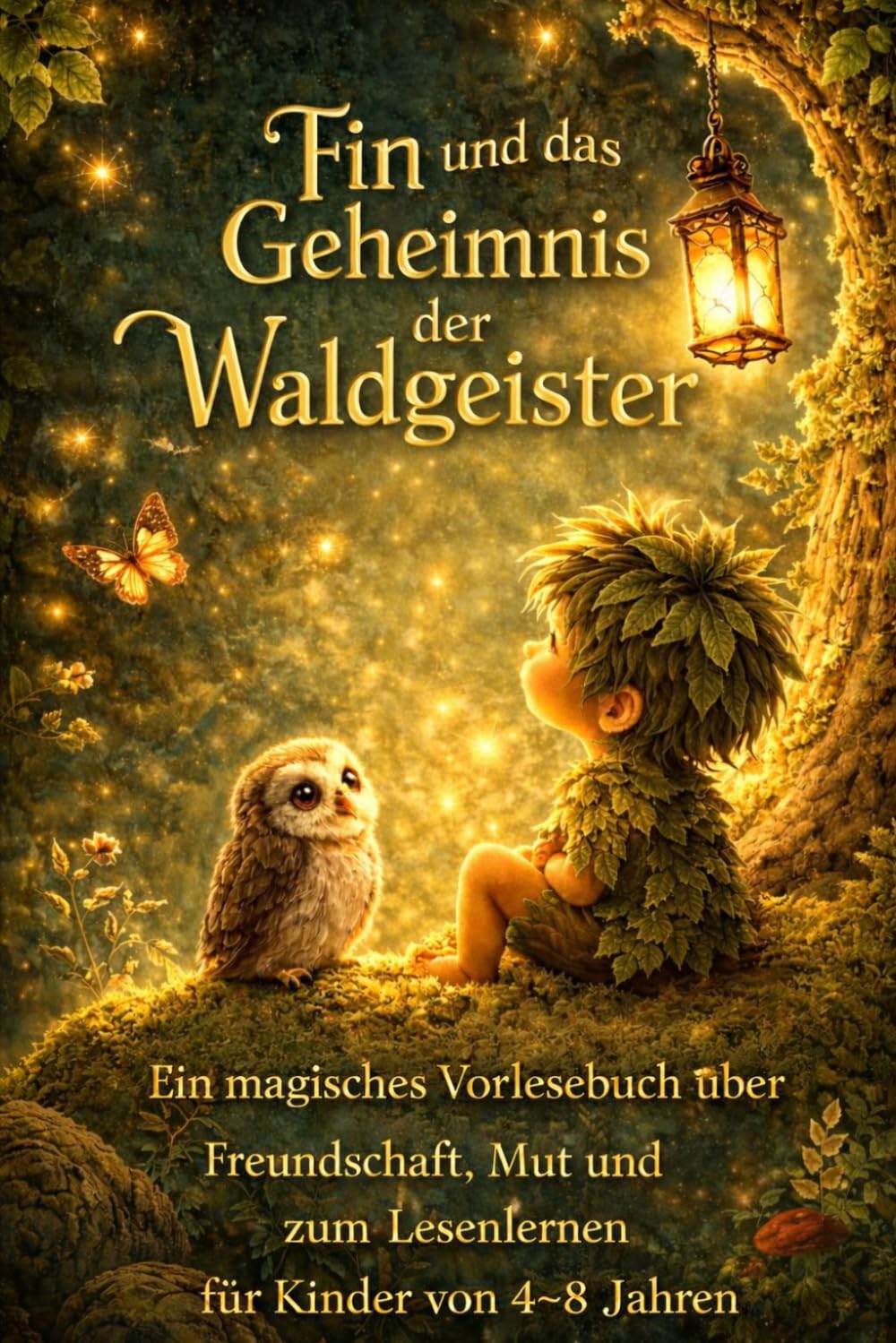 Fin und das Geheimnis der Waldgeister: Ein magisches Vorlesebuch über Freundschaft und Mut zum Leselernen für Kinder von 4-8 Jahren