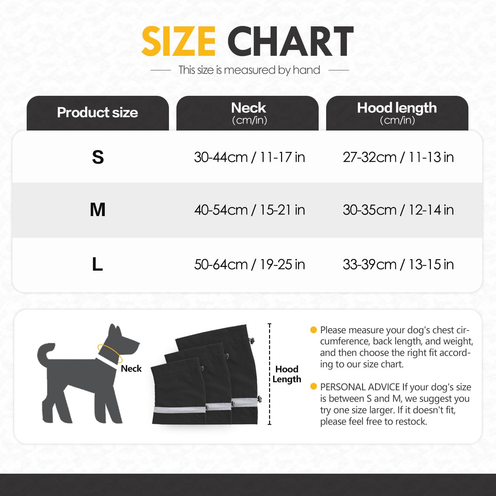 Dog Ear Muffs,Adjustable Waterproof Warm Dog Ear Cover,Cold Weather Pet Headgear Ear Neck Protecting,Dog Reducing Noise Quiet Snood Relief Anxiety Calming Head Wrap_M(Black) - Image 2