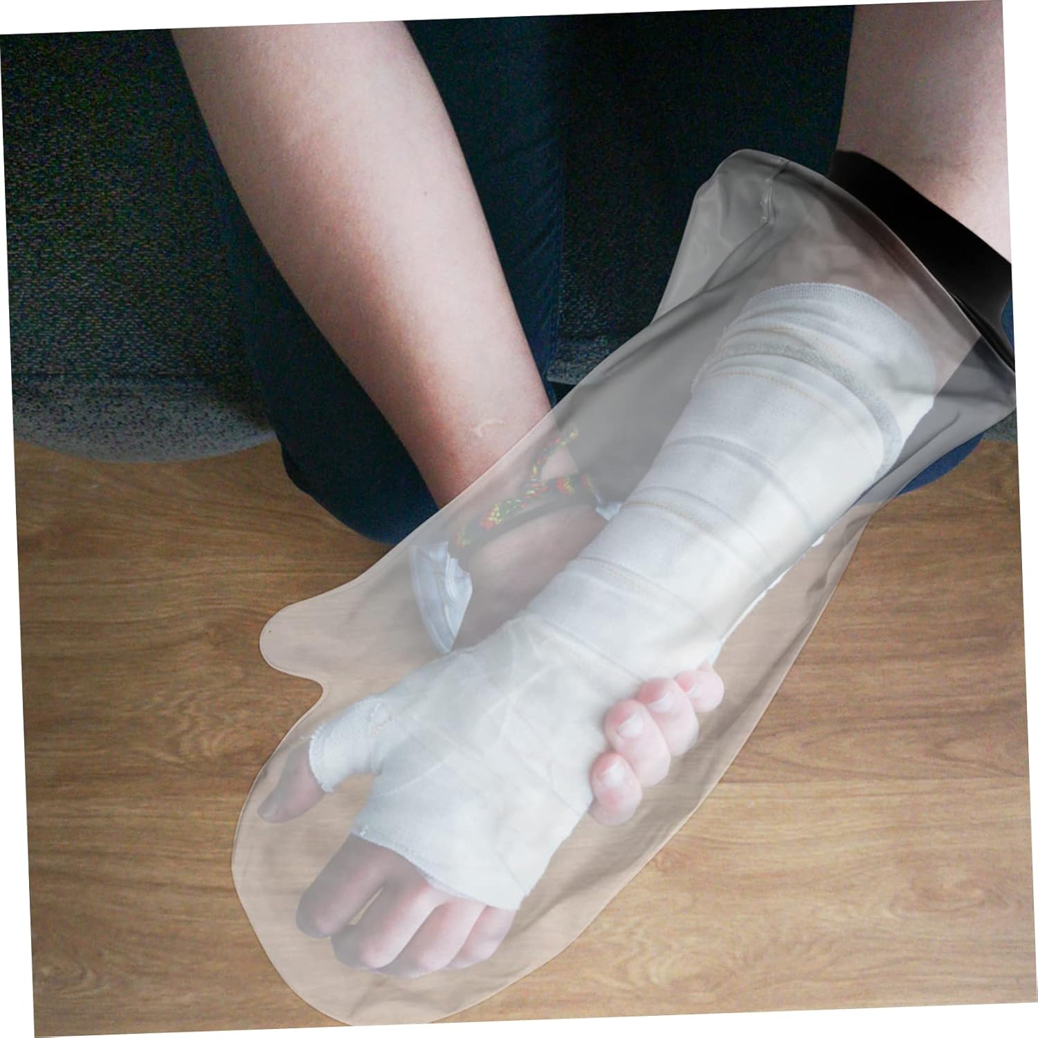 FOMIYES 4pcs Shower Cast Cover Arm Cast Protector for Hand Bandage Sleeve Environmentally Friendly
