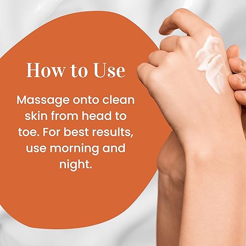 Miniatura 4 de Saavy Naturals Crema corporal hidratante de naranja dulce, fórmula vegana absorbente de manteca de karité para mujeres, gruesa y cremosa, perfumada