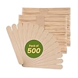 Perfect Stix Jumbo Craft Sticks, 6 x 3/4, Natural Poplar Wood, 500Ct. Multipurpose for Arts, Popsicles, Waxing