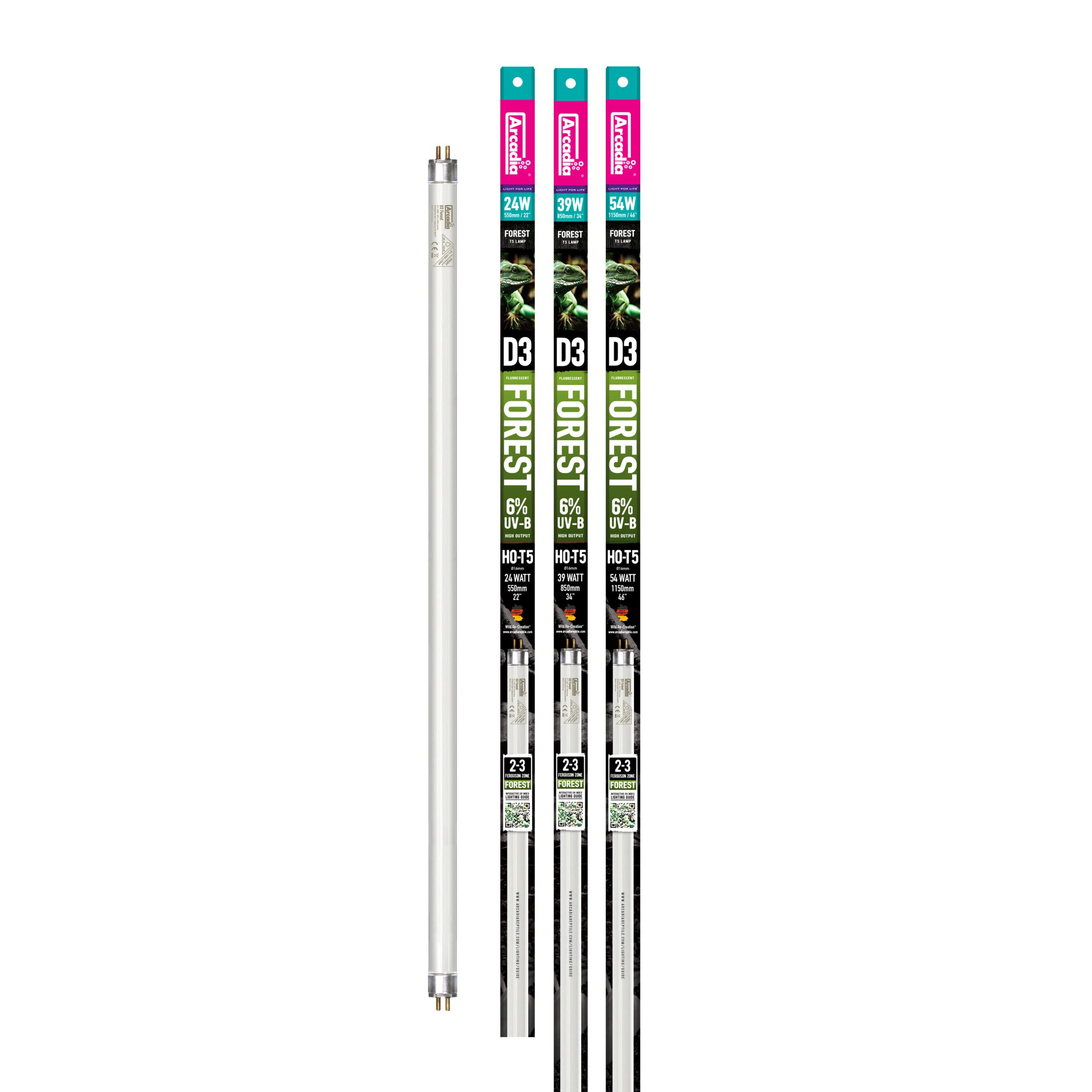 Arcadia FD354T5 T5 D3 - Lámpara de reptil, 54 W, 46 pulgadas