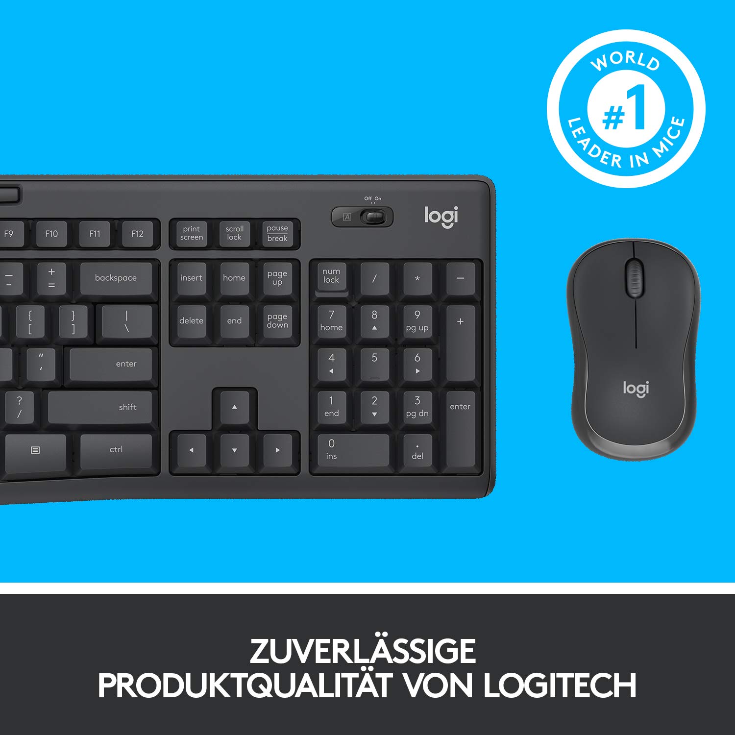 Logitech MK295 silencioso inalámbrico COMBO - DEU QWERTZ