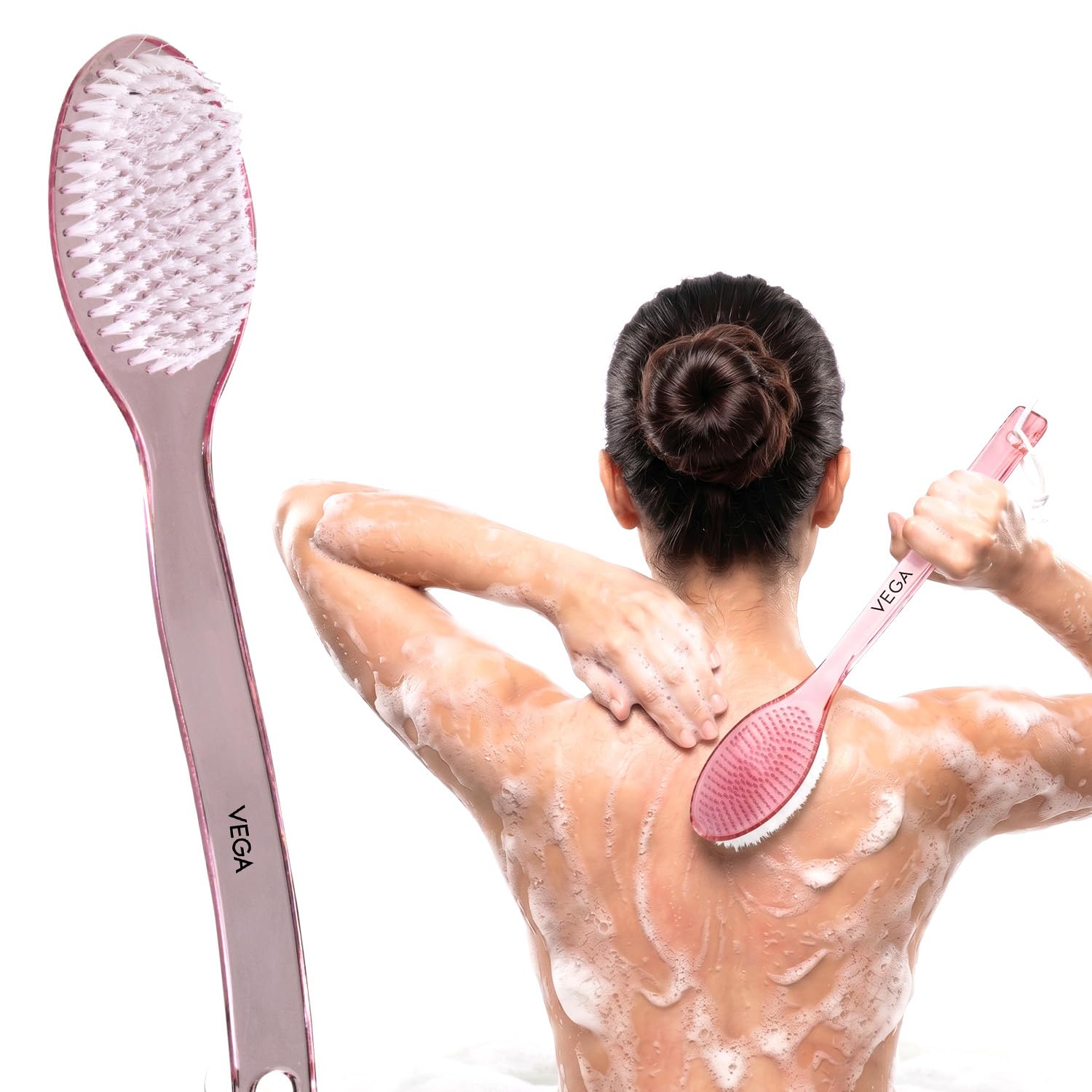 Vega Luxury Bristle Bath Brush, Color May Vary-picture-43