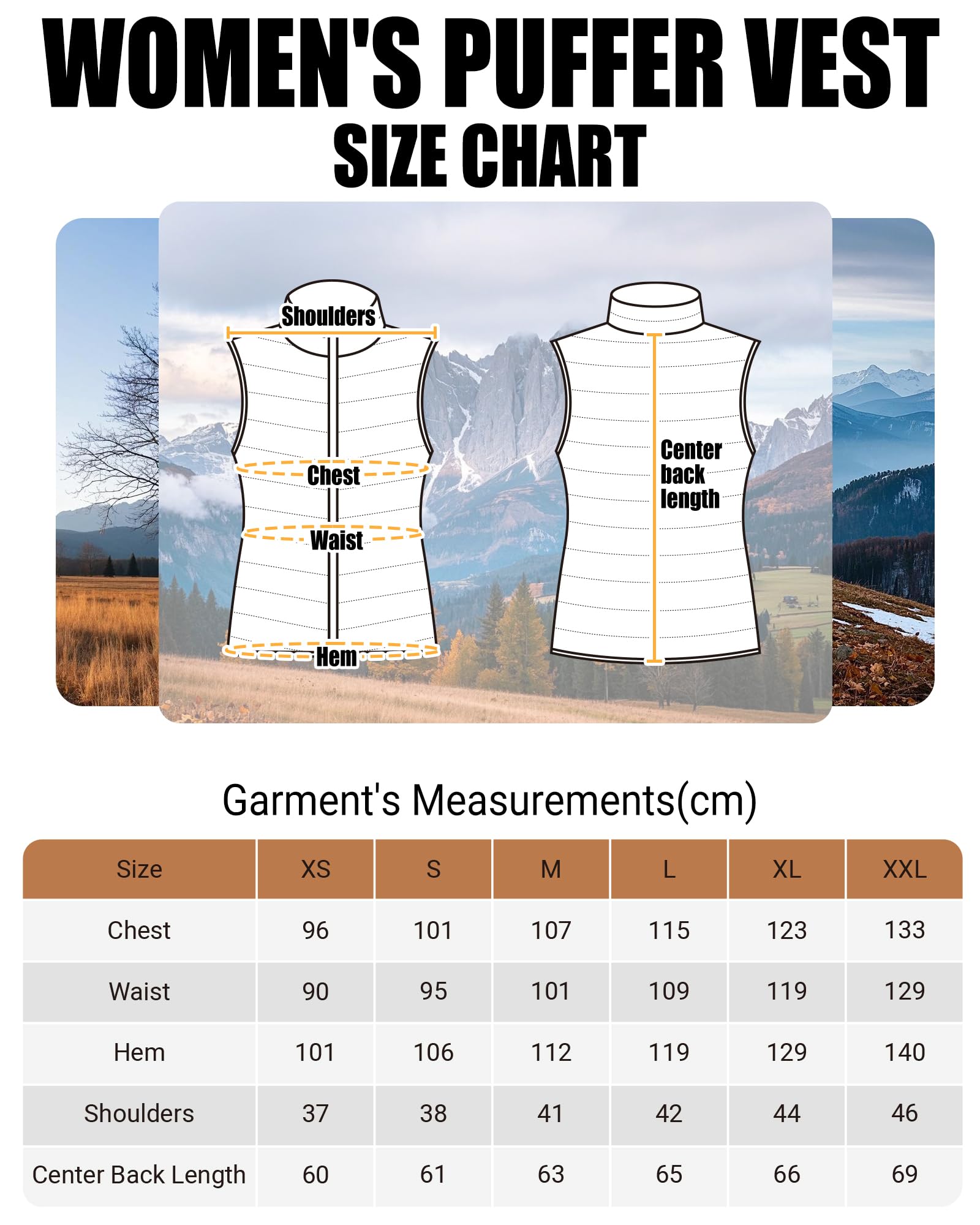 Outdoor Ventures Damen Steppweste Packbare Übergangswesten Gefütterte Hybrid Sportweste Frau Warmer Bodywarmer Fahrradweste mit Stehkragen für Wandern Camping
