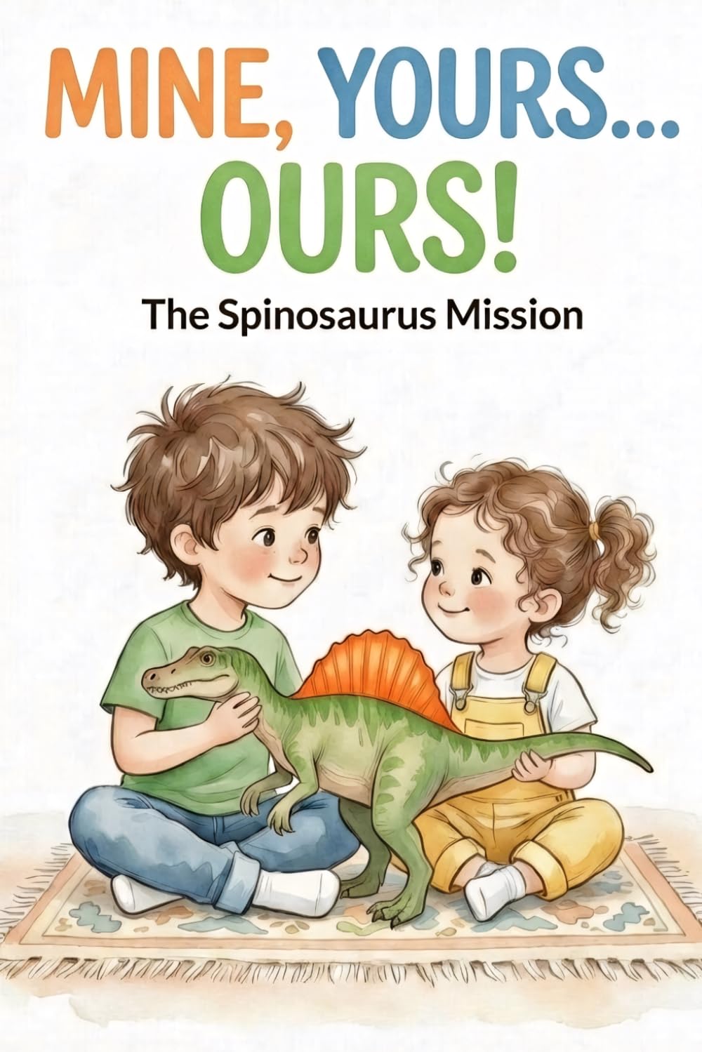 Mine, Yours... Ours!: A Sweet Dinosaur Story About Sharing, Siblings & Big Feelings (Little Hands, Big Feelings — La Noe)