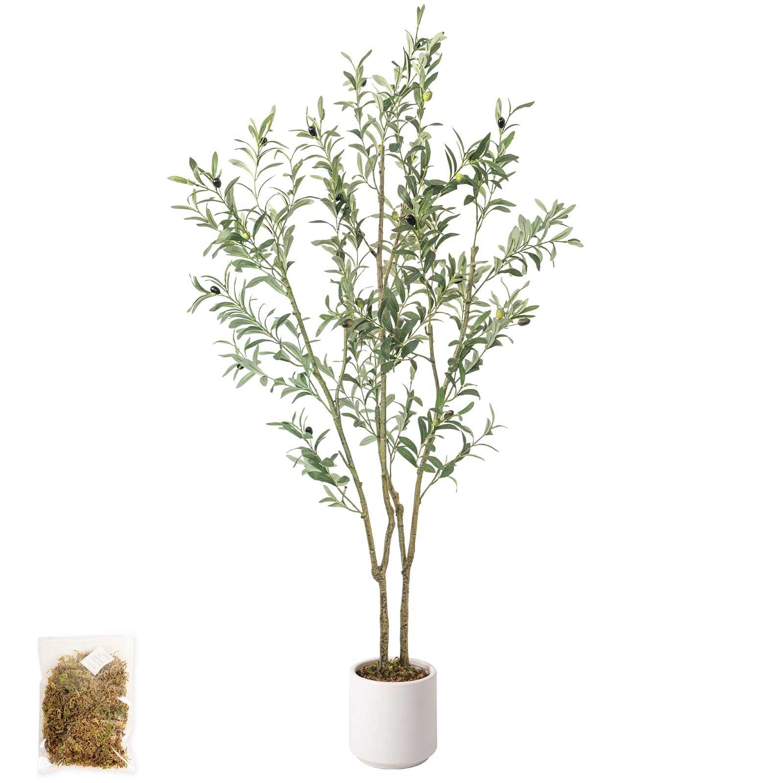MCTYBB Artificial Olive Tree 6ft