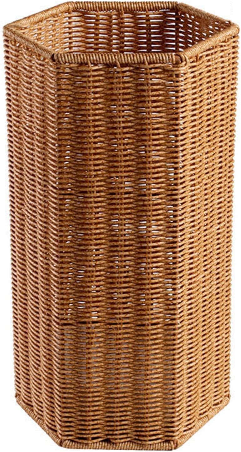 Freestanding with Detachable Drip Tray, Hand-Woven Organizer for Entryway and Home Office Decor