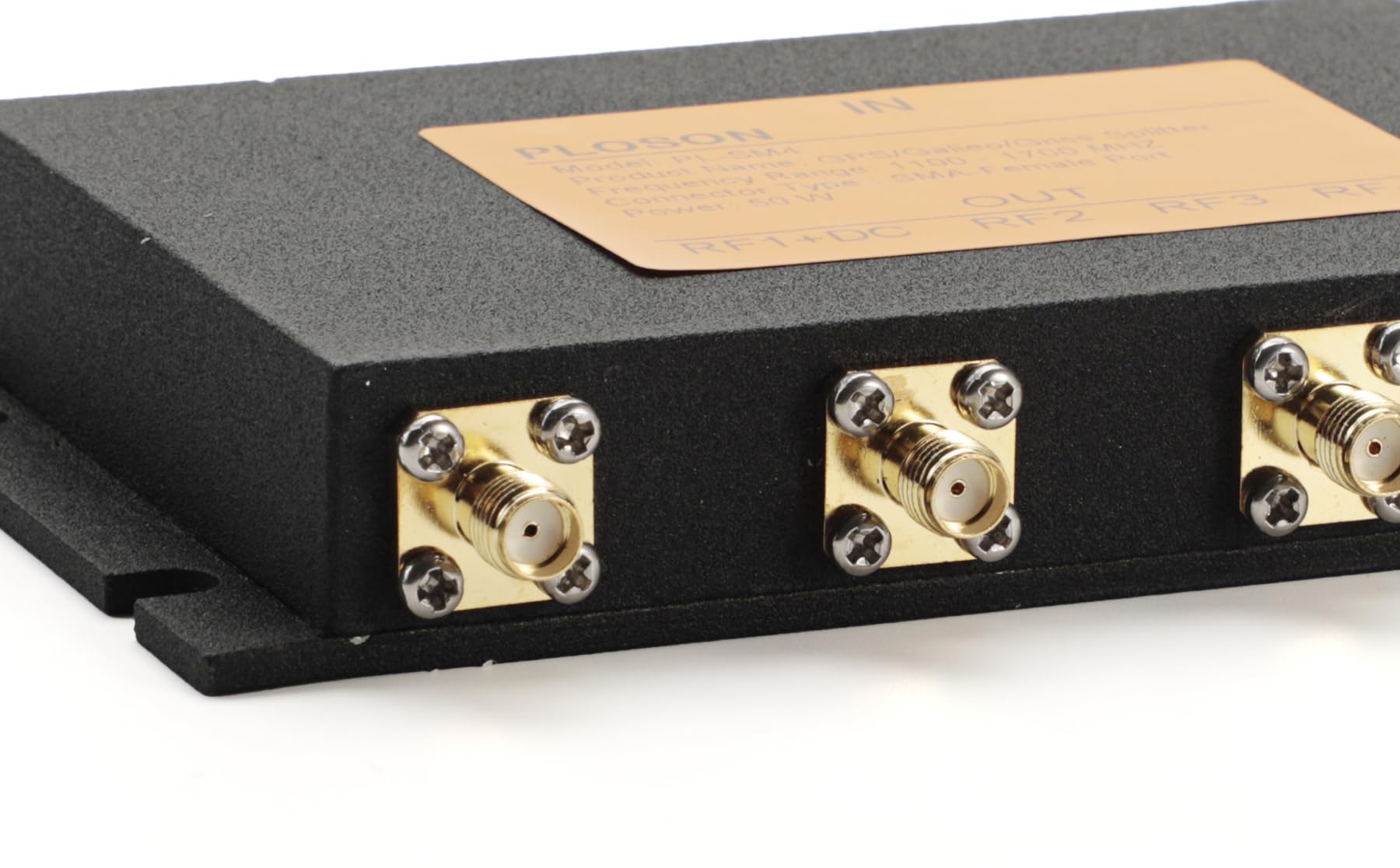 PL-XX GPS/Galieo/Gnss 2-Ways/3-Way/4-Way Antenna Power Splitter 1100-1700MHz GPS Diviseur d’antenne diviseur Antenna Divider for Navire Maritime Marine Networking (4-Way SMA-Female)