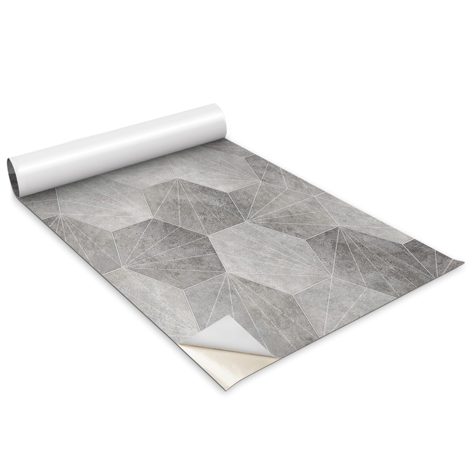 Papier peint rouleau meuble gris pour relooker la cuisine et le salon facilement