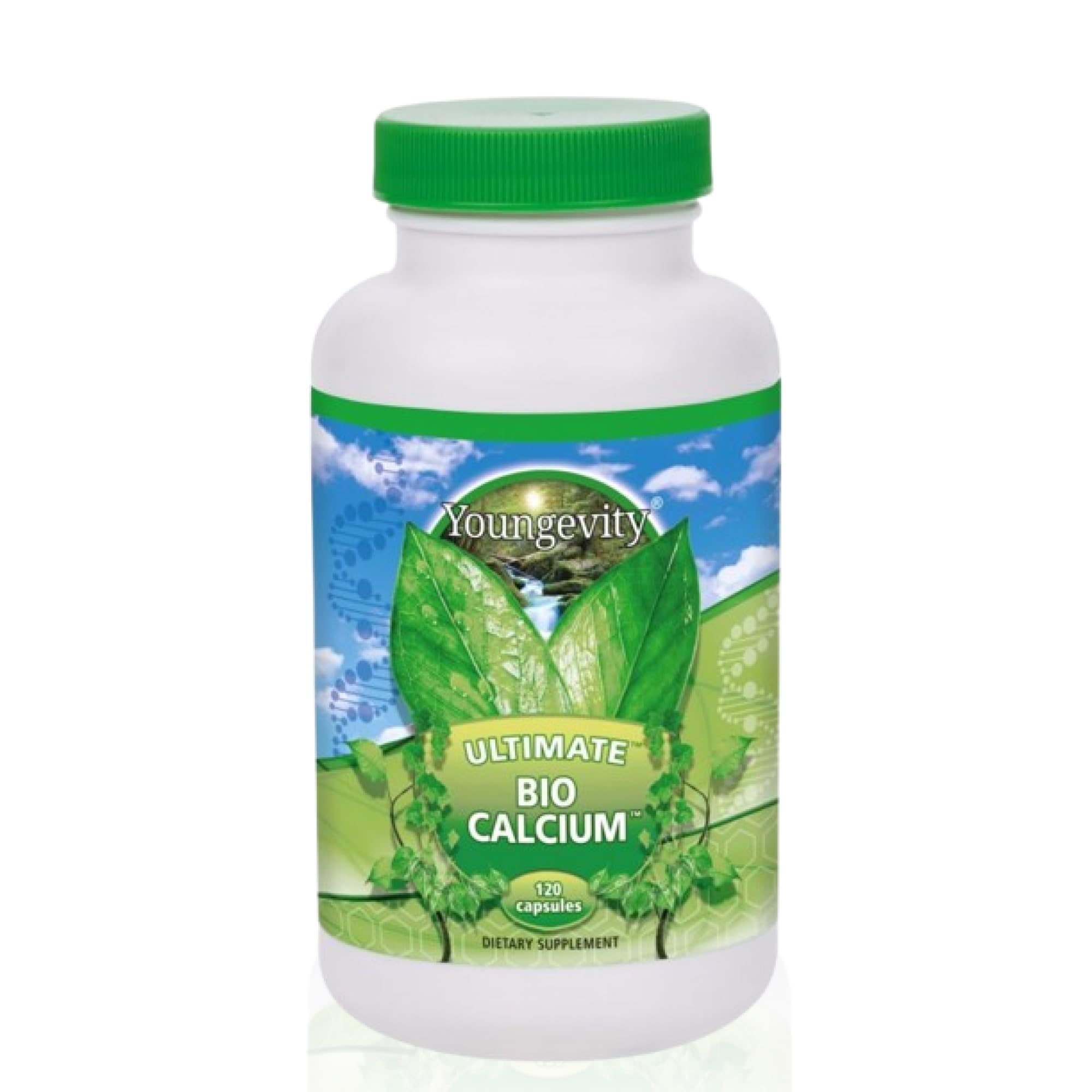 Youngevity Bio Calcium Chelated Calcium & Magnesium Bone Support, 120 Caps