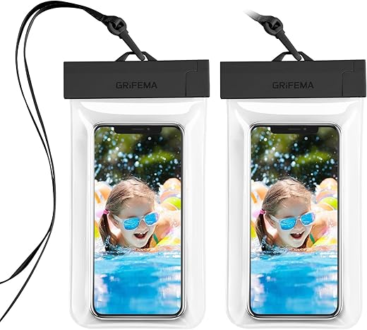 GRIFEMA GH01, [2 unità] Custodia impermeabile mobile, Borsa impermeabile universale IPX8 per...