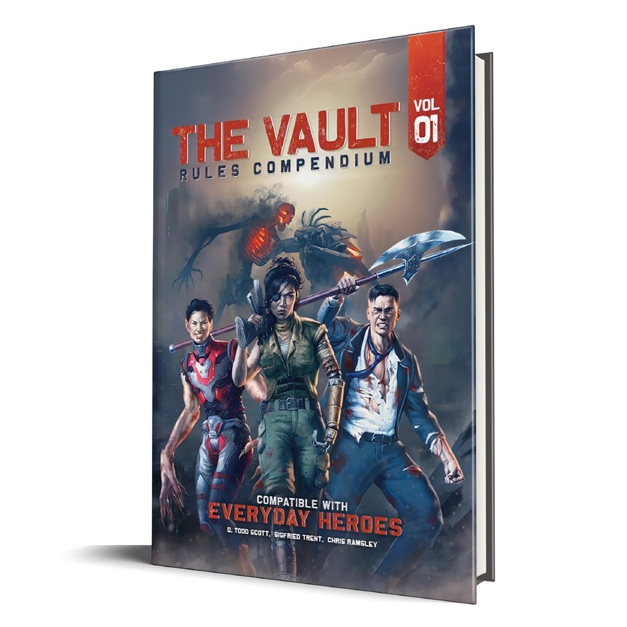 Everyday Heroes: The Vault: Rules Compendium Vol 1 - Cinematic Adventures Rules, Hardcover RPG Book, Expanded Rules & Options, Roleplaying