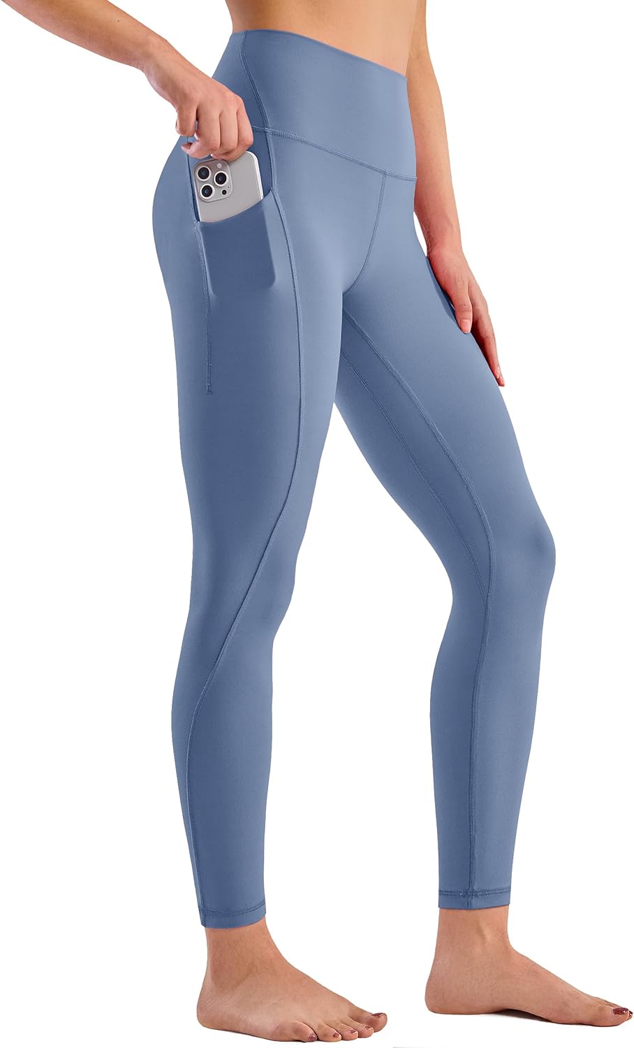 BAYDI Clouduxi Leggings with Pockets for Women,25" High Waist Tummy Control Workout Gym Yoga Pants