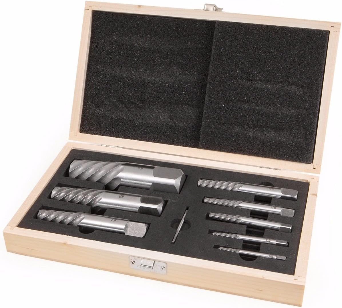 VCT 9PC JUMBO SCREW EXTRACTOR SET BOLT STUD PIPE REMOVER EZ EASY OUT 5/64-1 1/16"