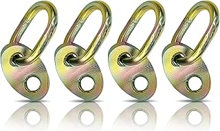 NOVINO 4 Sets 7100 Lifting Bracket Set,5,500 lb Capacity Engine Lift Bracket Kit for Use with Load Levelers and Lifting Slings (Colorful)