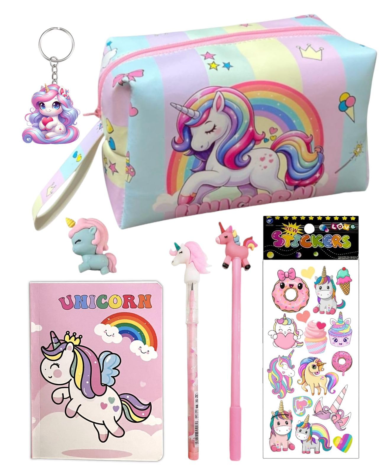 See full amazon price history chart for Le Delite unicorn big size multi utility storage stationary pouch with cute mini diary & stationary supplies for school girls kids (combo pack of 7 items) (rainbow) Le Delite unicorn big size multi utility storage stationary pouch with cute mini diary & stationary supplies for school girls kids (combo pack of 7 items) (rainbow) (B0DH3JDGWH) Amazon Price History, Amazon Price Tracker