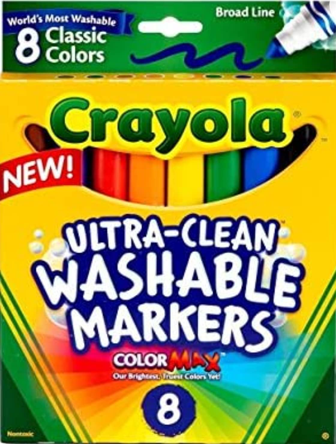 CYO587808 - Crayola Classic Washable Marker Set