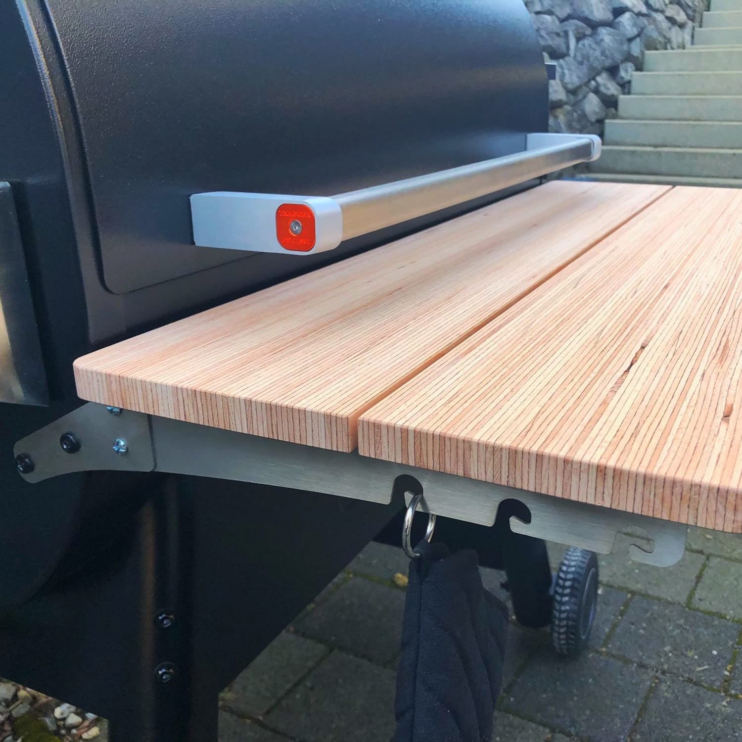 Grillrost.com Das Original Traeger Frontablage Ironwood und Pro Series
