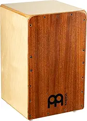 Caixa de caixa de cajon Meinl com cordas internas para efeito de armadilha – não feito na China – placa frontal de mogno/corpo de bétula báltica, Woodcraft Professional, garantia de 2 anos (WCP100MH)
