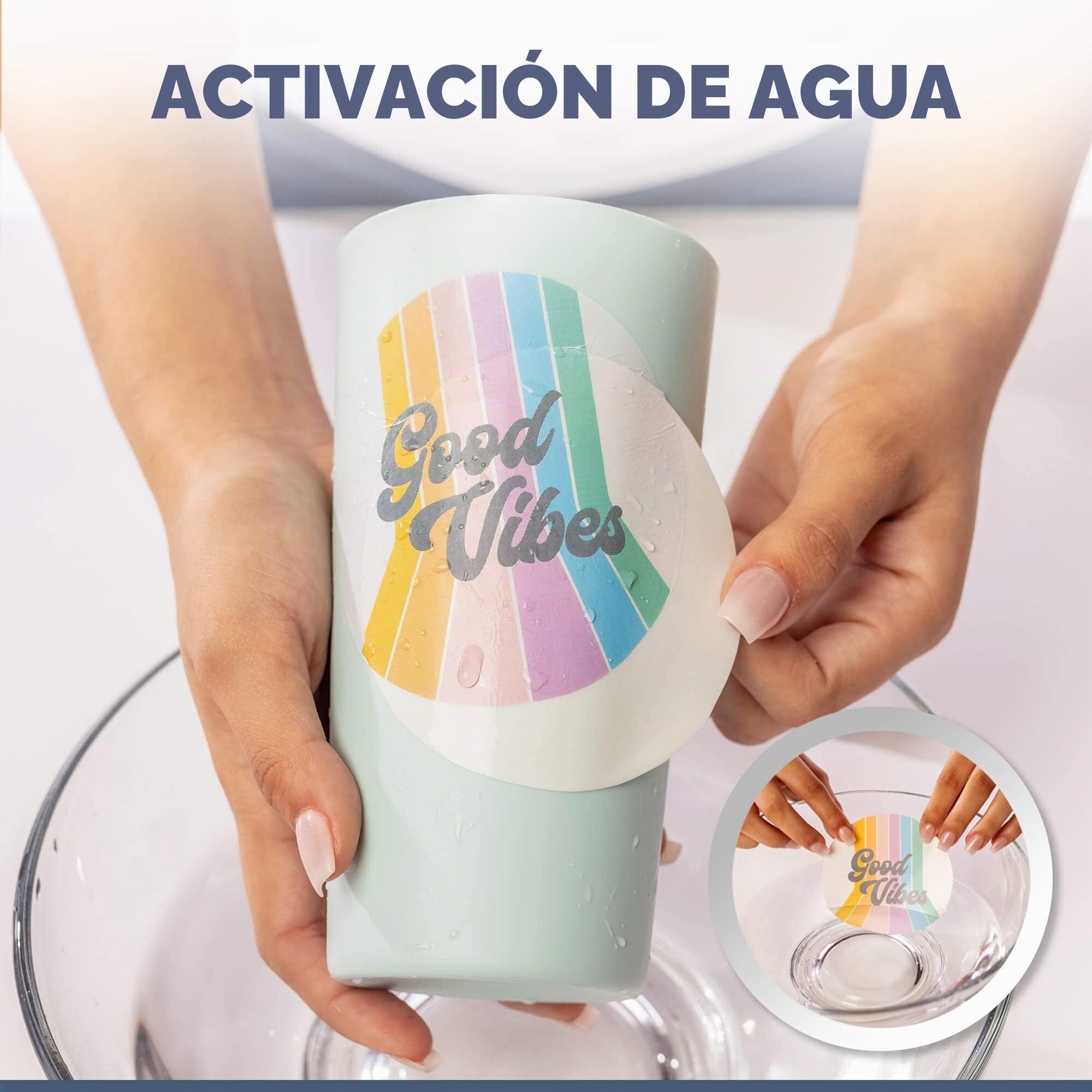 Hayes Paper Papel Transfer al Agua Blanco – 20 Hojas de Papel Calco al Agua Hidroimpresión Imprimibles Tamaño A4