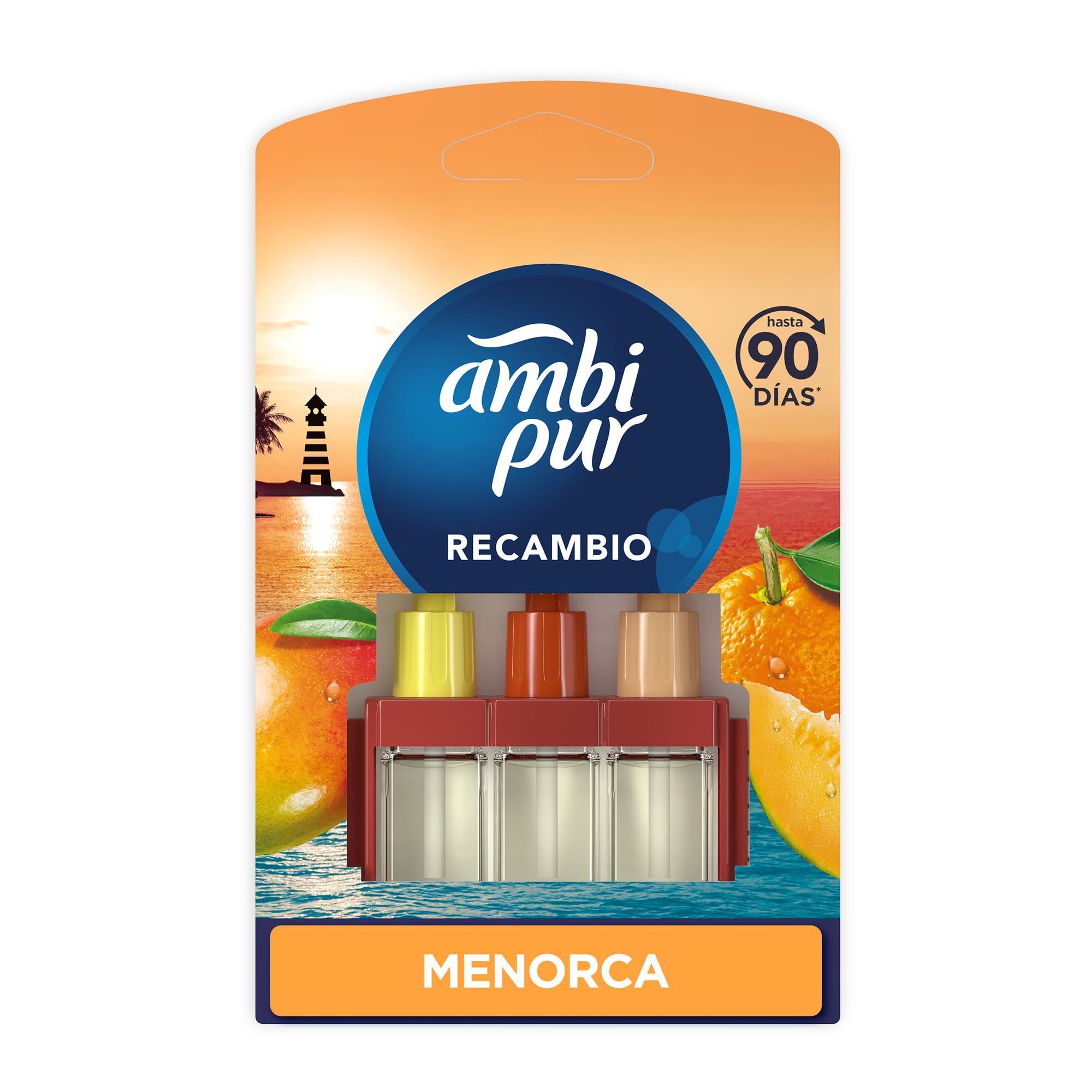 Ambi Pur 3Volution Recambio Ambientador Eléctrico 20 ml, 3 Aromas Alternantes
