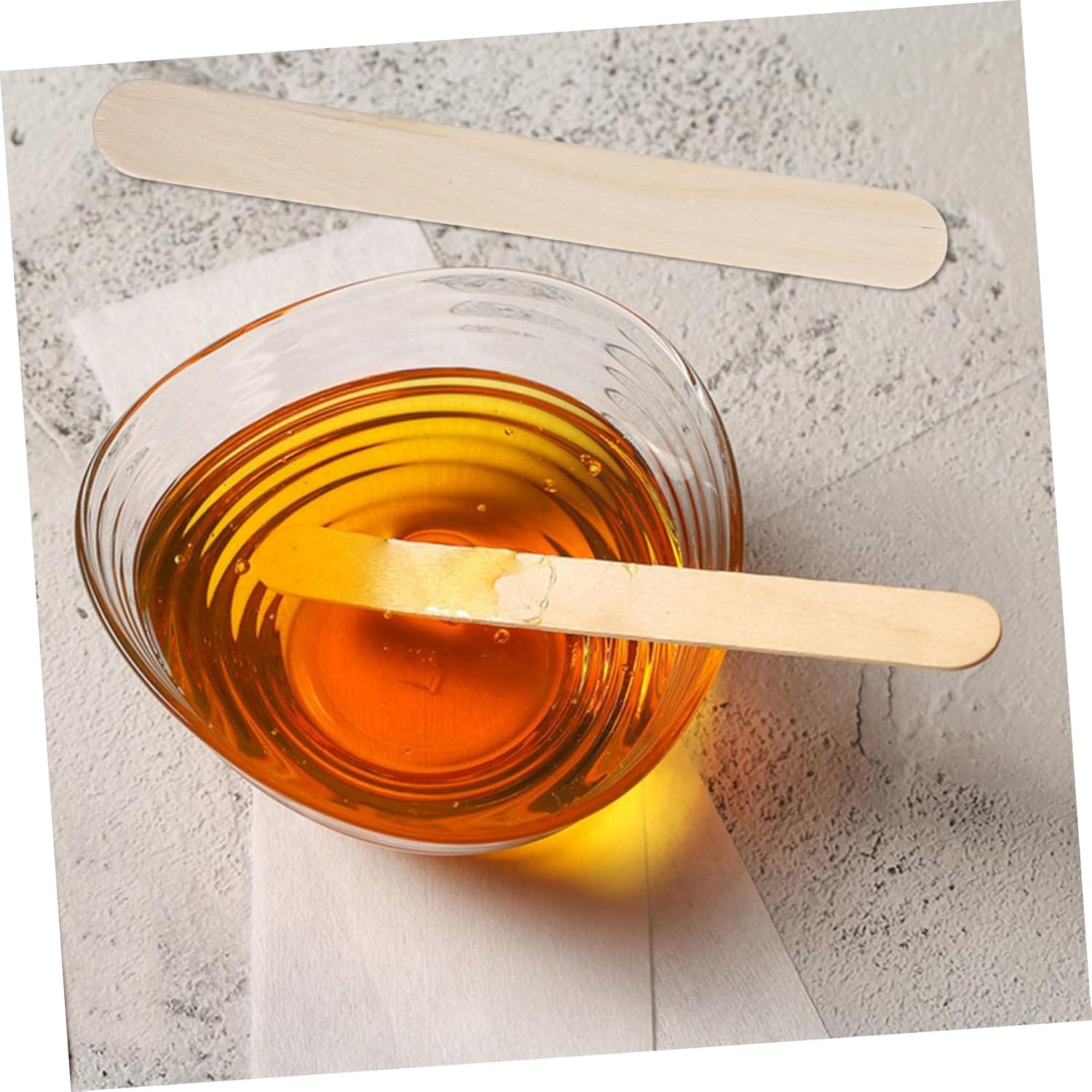 NOLITOY Wooden Wax Sticks for Body Hair Removal Wax Applicators Smooth Surface Hair Removal Spatulas for Women Personal Care
