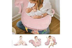 Cojín de Lactancia Ergonómico para Bebés | Soporte y Posicionador Cómodo para...