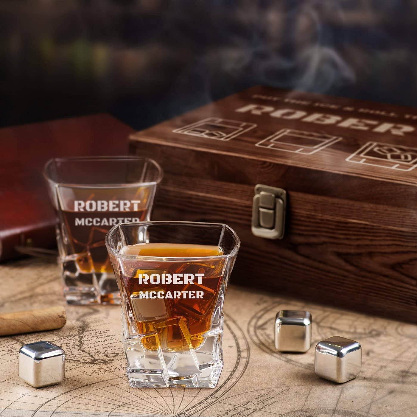 Taza De Whisky De Mármol Grabada, Vaso De Whisky único Hecho A Mano, Vasos De Whisky De Piedra De Mármol Para Escocés, Bourbon, Licor Y Cócteles