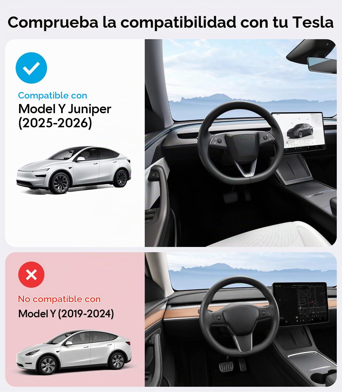 Wigoo Tesla Nuevo Modelo Y Accesorios de Enebro Parasol para el Techo [Nunca Se Caiga, Recubrimientos de Nano Hielo Cristal] Protección Térmica para Techo de Vidrio, Accesorios para el Nuevo Modelo Y
