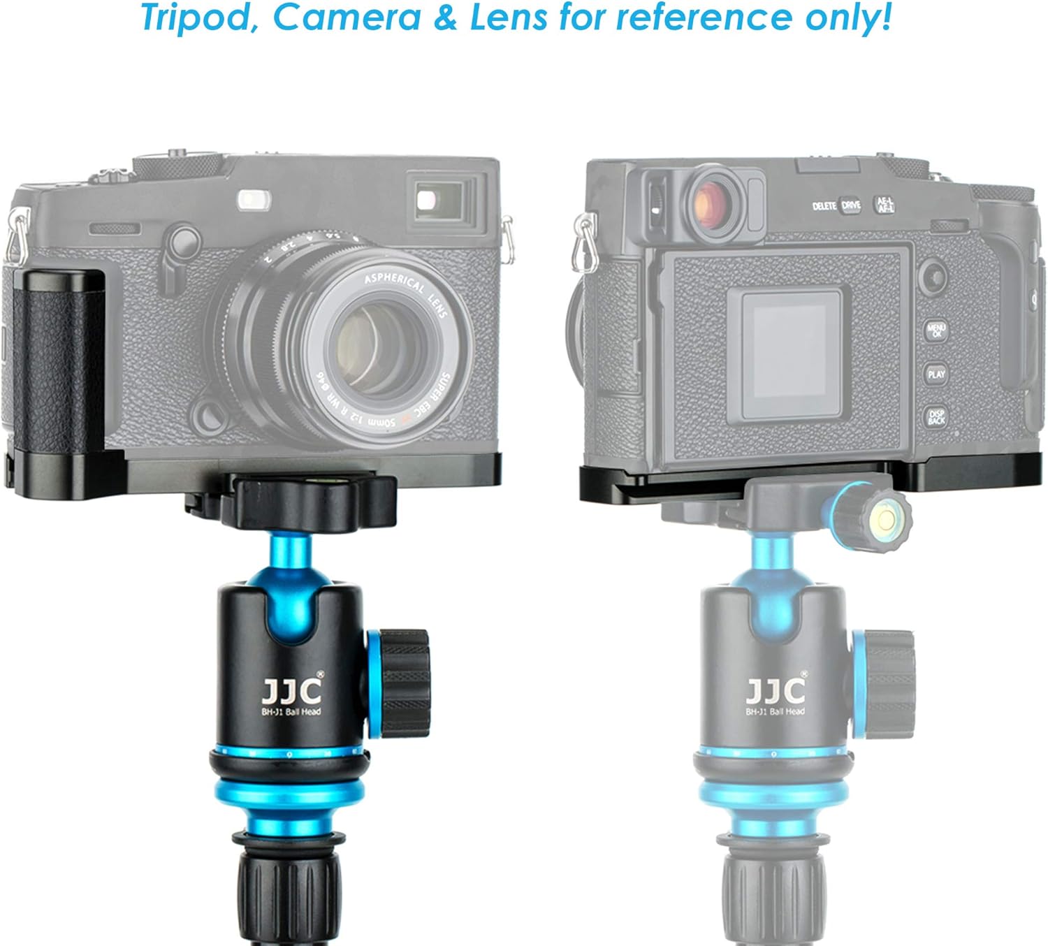 Get Special Price JJC HG-XPRO3 Fuji X-PRO3 Hand Grip, Fuji X-PRO2 Grip, Arca Swiss Type Quick Release QR, Anti Slip Metal Holder Hand Grip, Aluminum Aloy, Compatible with Fujifilm X-PRO3 X-PRO2 X-PRO1