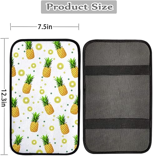 Miniatura 2 de Almohadilla universal para consola central de color rosa intenso, protector de caja de asiento para la mayoría de vehículos, SUV, camiones,