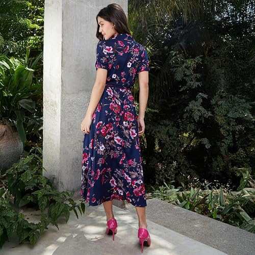PINACOLADA navy blue dress – image 4