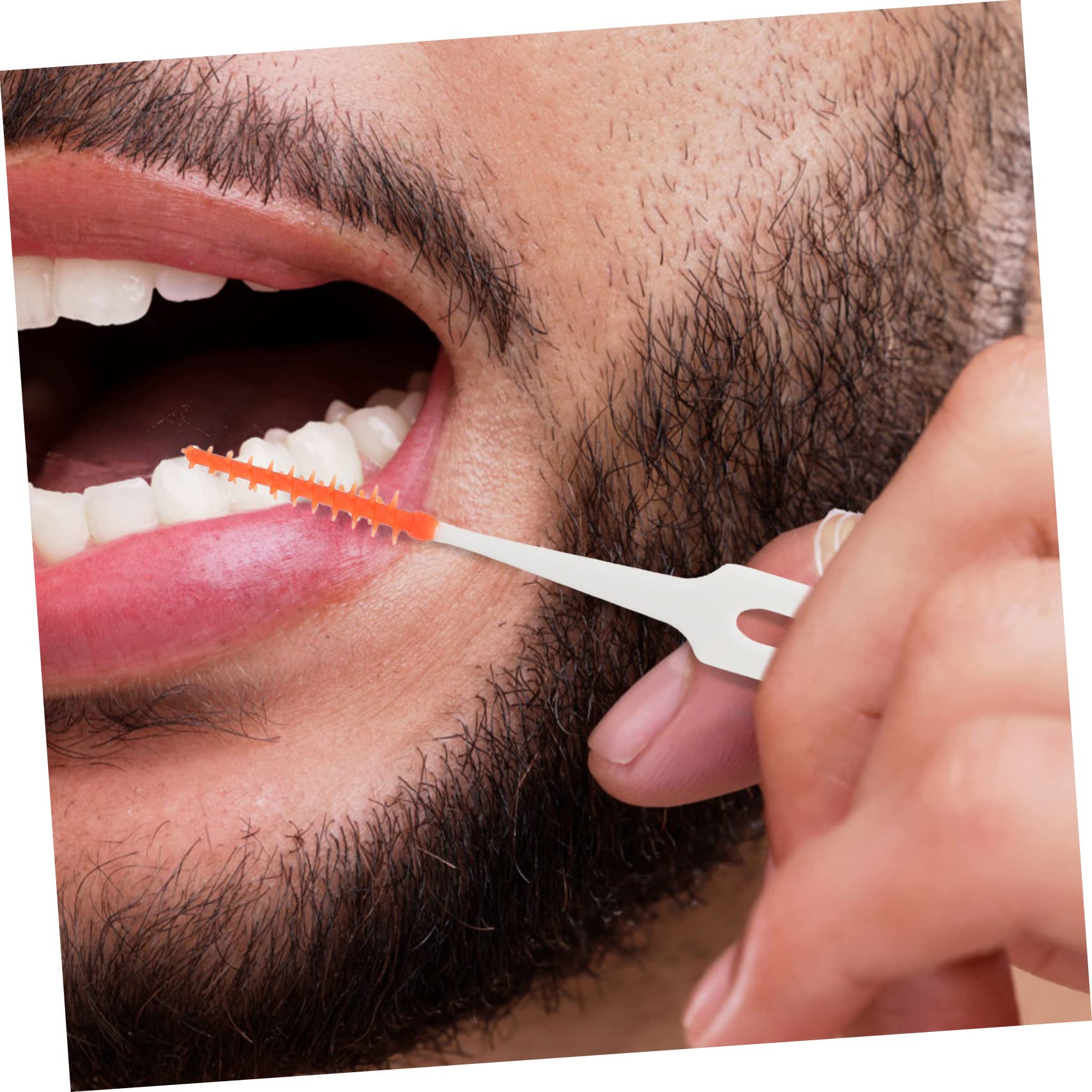 400pezzi Scovolini Interdentali Per Gengive Delicate e Spazi Interdentali Confezione Per