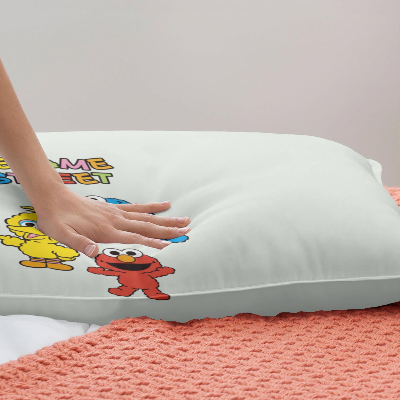 Amazon｜布団カバーセット セサミストリート エルモ 3点セット 寝具
