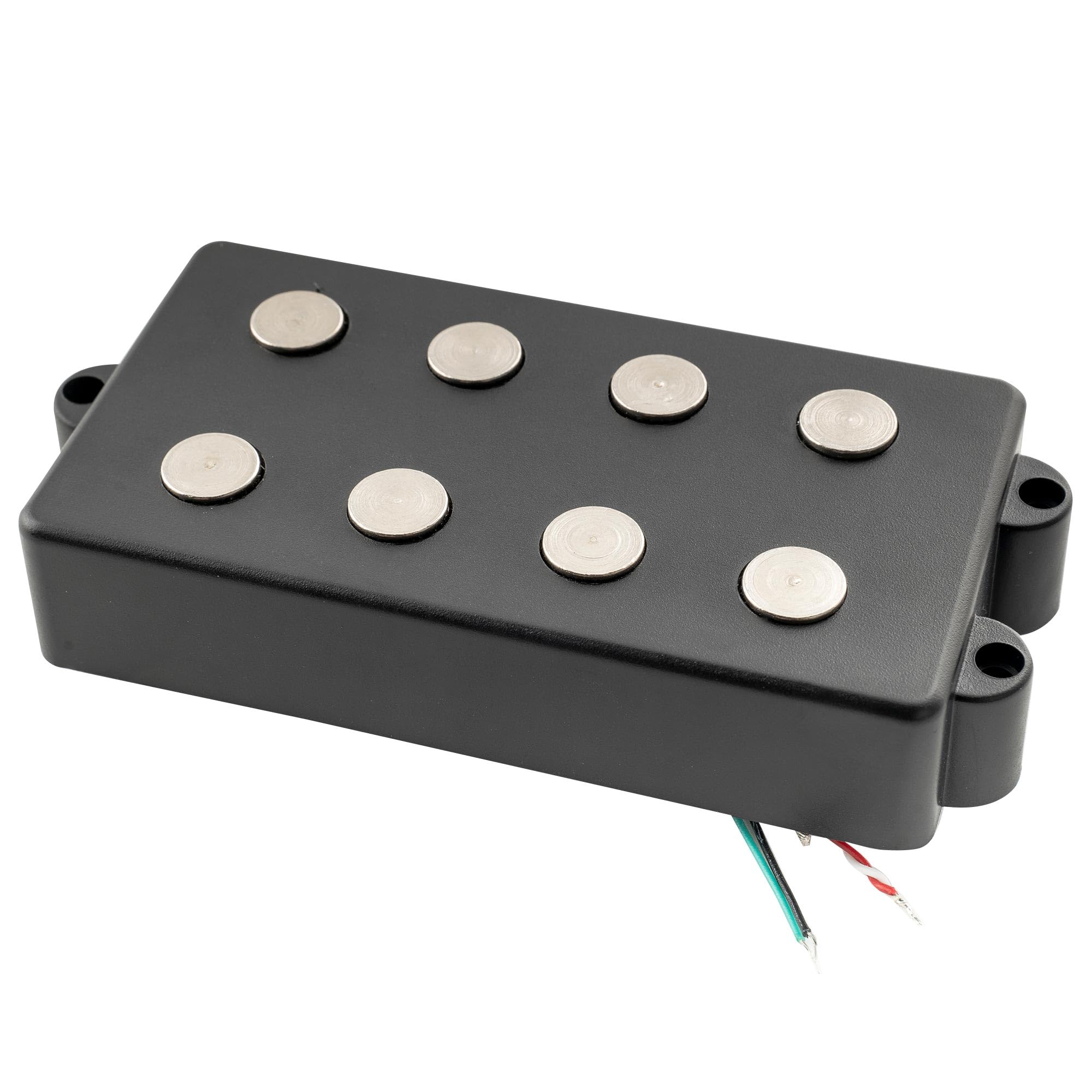 Artec MMC4 Cerámico Bajo Pastilla Soapbar Puente Pickup 12,6K para Bajo estilo MusicMan 4 Cuerdas, Negro