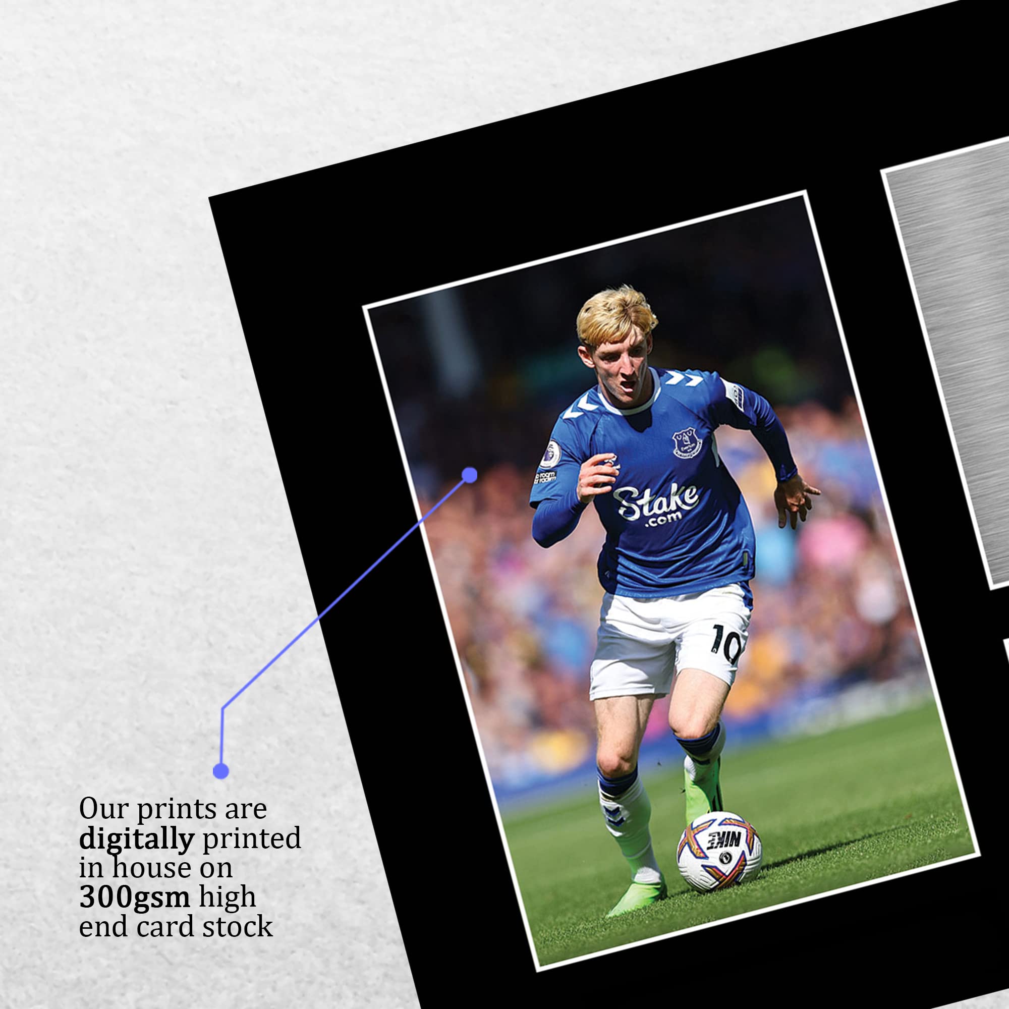 Lámina Impresa A4 Paolo Maldini AC Milan Con Autógrafo - Regalo Para Aficionados Al Fútbol, Sin Marco