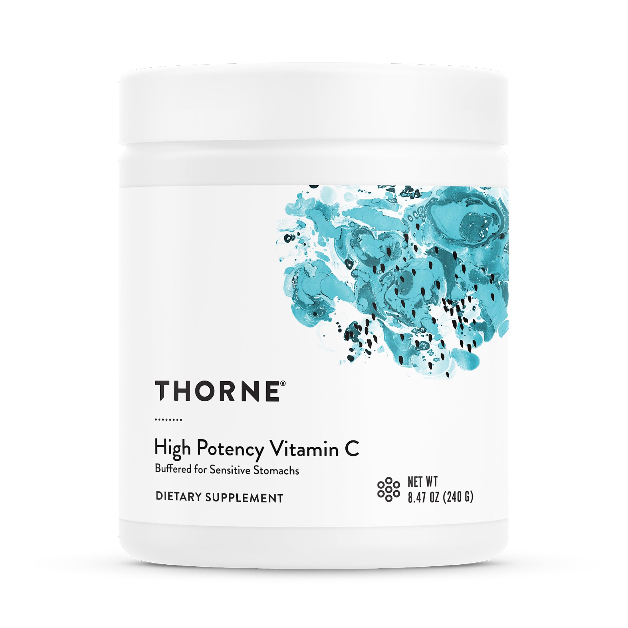 THORNE Buffered C Powder - Vitamin C (Ascorbic Acid) with Calcium, Magnesium, and Potassium - 231 grams
