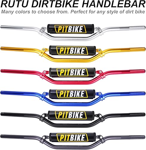 Miniatura 6 de RUTU - Manillar universal para motocicleta de 78 pulgadas, con almohadilla transversal, barra de arrastre de baja altura para motocross, ATV Quad,