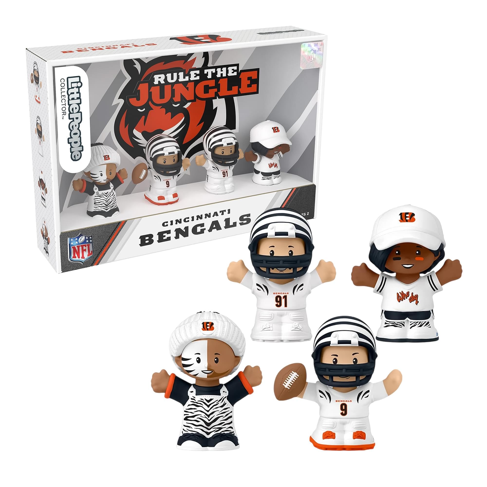 Amazon.com: Little People NFL 4 Piece Collector Figure Box Team