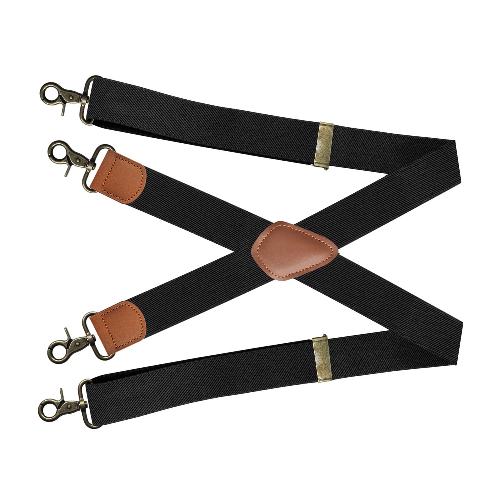 Tirantes elásticos de moda para hombre con clip en X para un aspecto elegante y estilos de correa ajustable, adecuados para cualquier ocasión o atuendo, tirantes cómodos