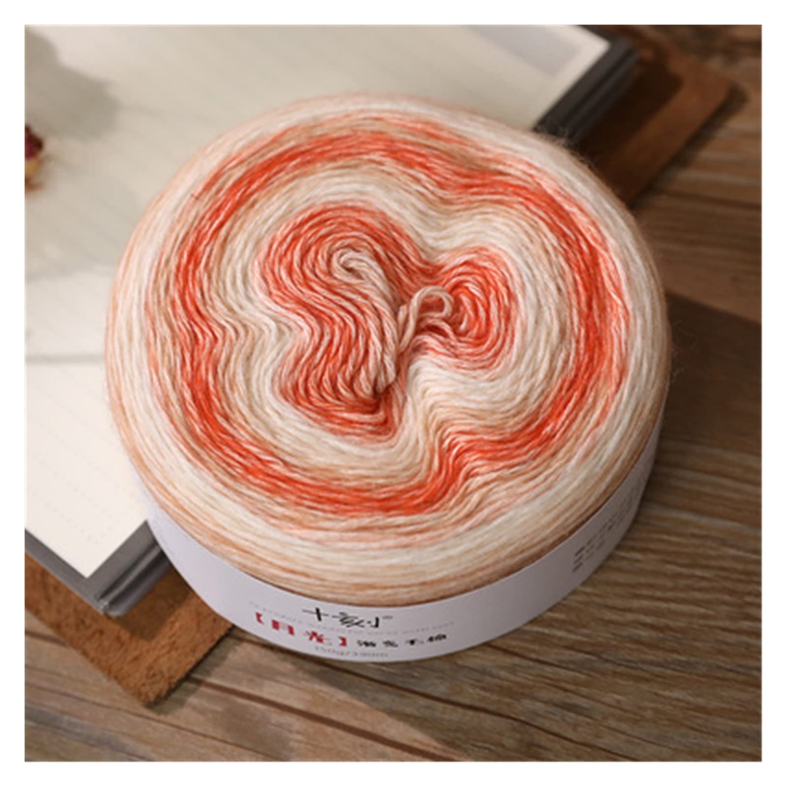 Fils de coton dégradé Automne et hiver tricot à la main de laine de laine de laine Crochet Pull Châle Vêtements DIY 15 0g / balle laine (Color : PM2805)