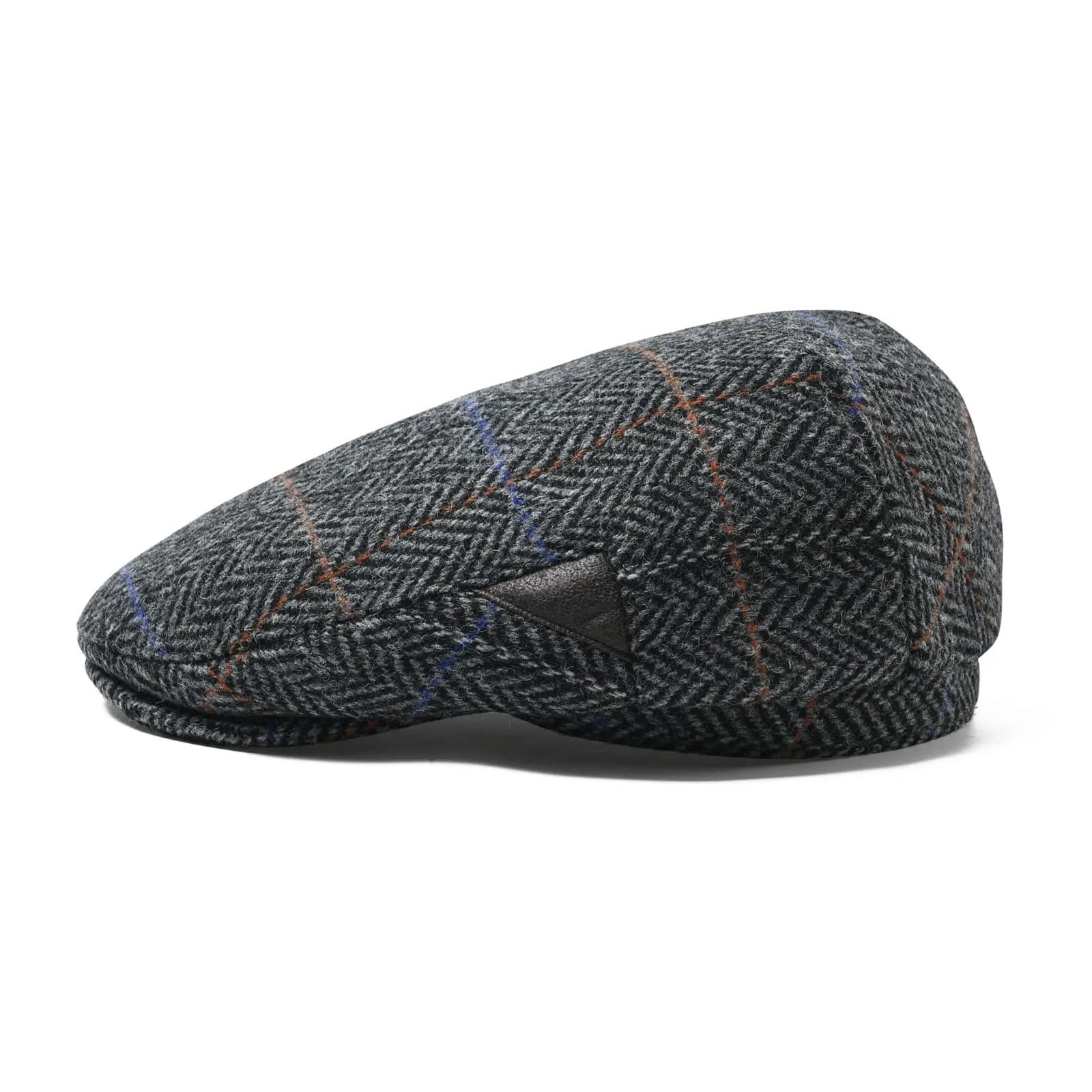 Men's Irish Flat Cap Wool Tweed Gatsby Newsboy Causal Herringbone Ivy Hat